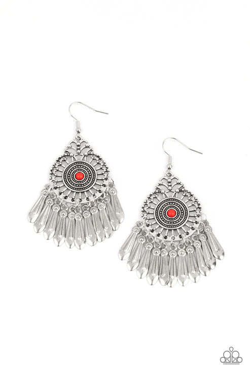 Dream a Little DREAMCATCHER - Red Earrings