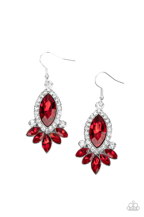Prismatic Parade - Red Earrings