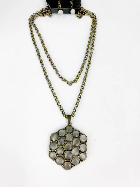 East Coast Elixir Brass Necklace