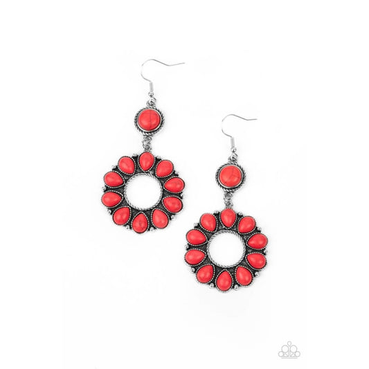Back At The Ranch Red Earrings