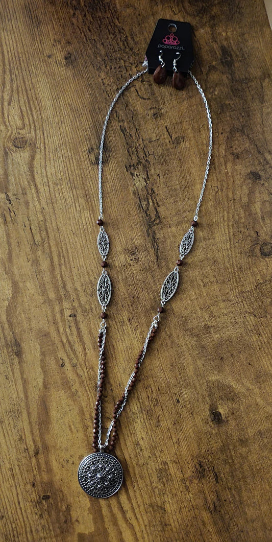 Garden of Grace Brown Necklace