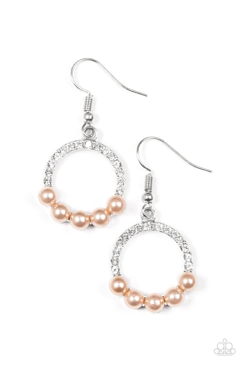 All Time GLOW - Brown Earrings
