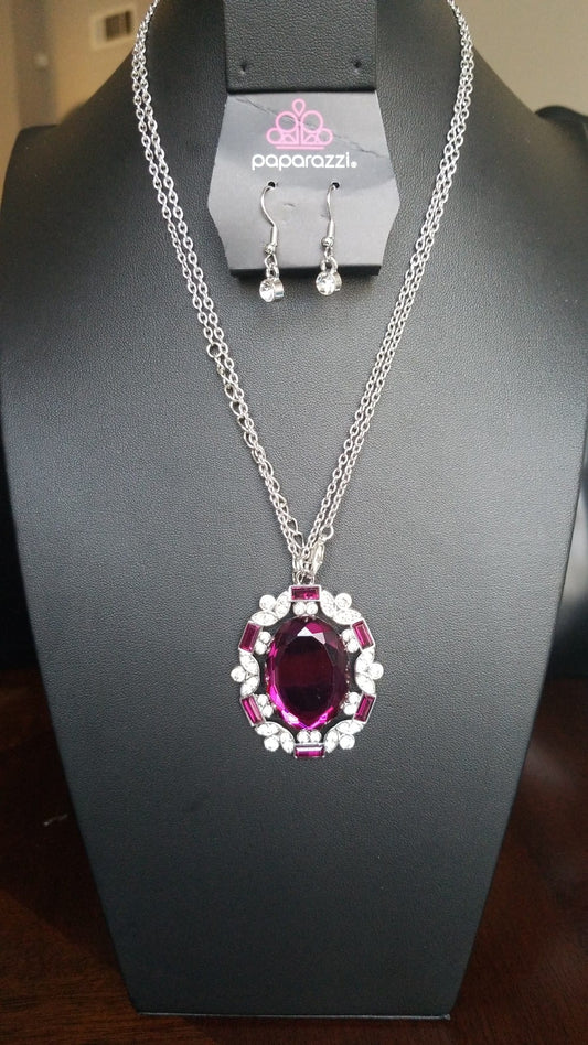 Nobel Reflection Pink Necklace