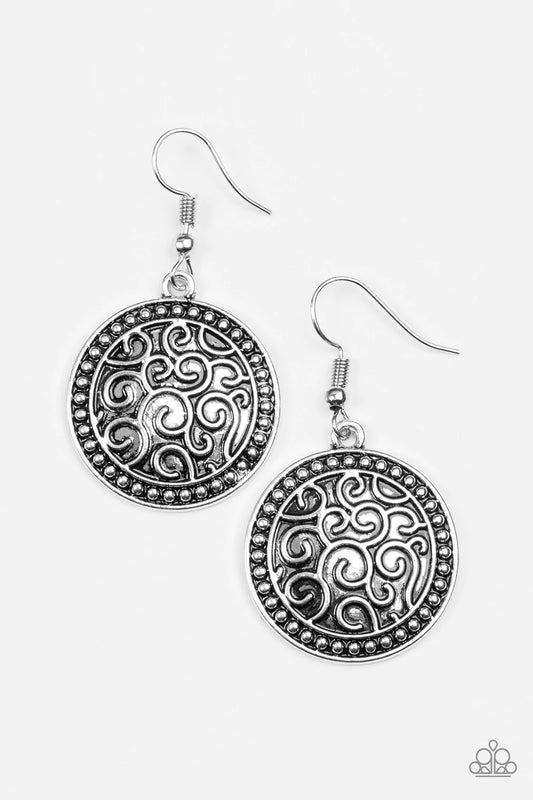 Whats VINE Is VINE - Silver Earrings