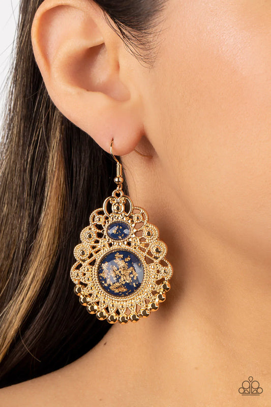 Welcoming Whimsy - Blue Earrings