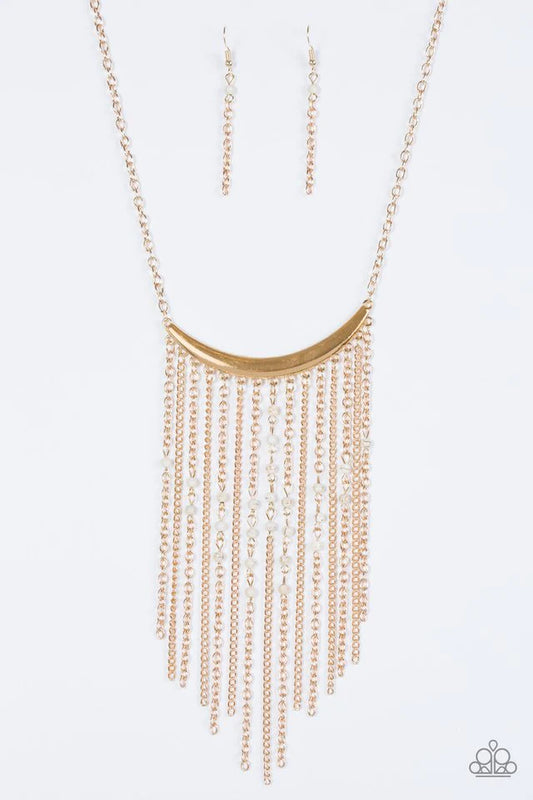Runaway Rumba - Gold Necklace