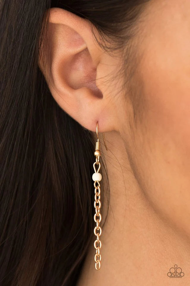 Runaway Rumba - Gold Necklace