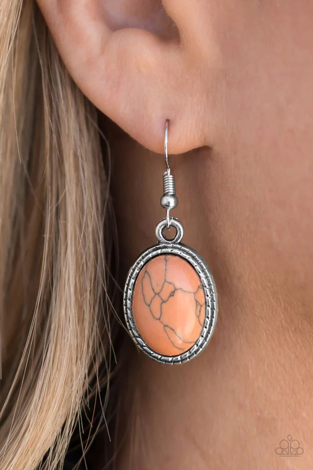 Southwest Sunsets - Orange Earrings