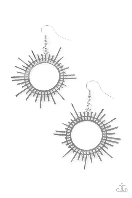 All Sizzle - Silver Earrings