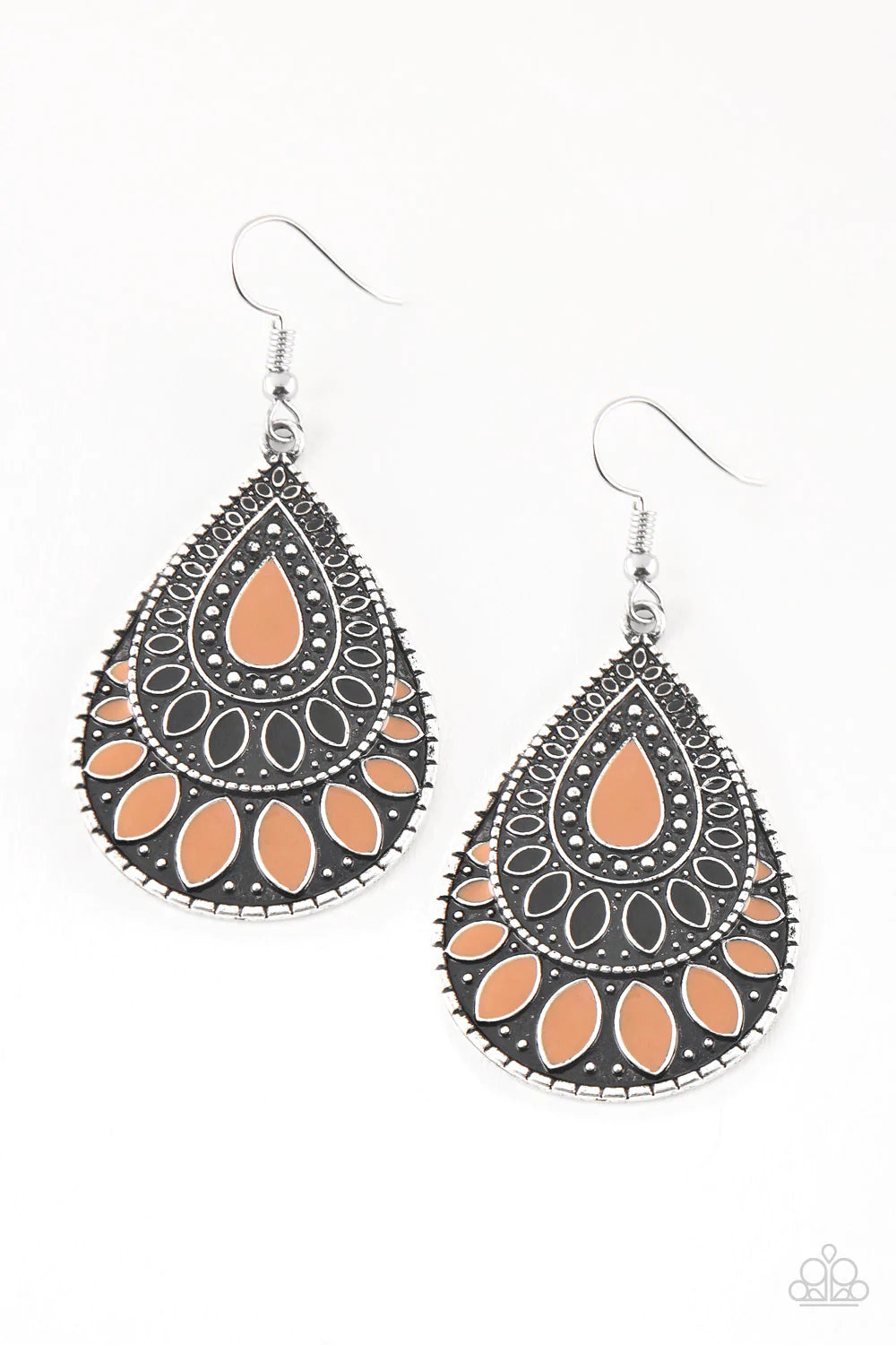 Westside Wildside - Brown Earrings