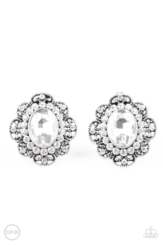 Dine and Dapper - White Clip-On