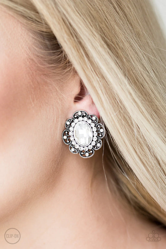 Dine and Dapper - White Clip-On