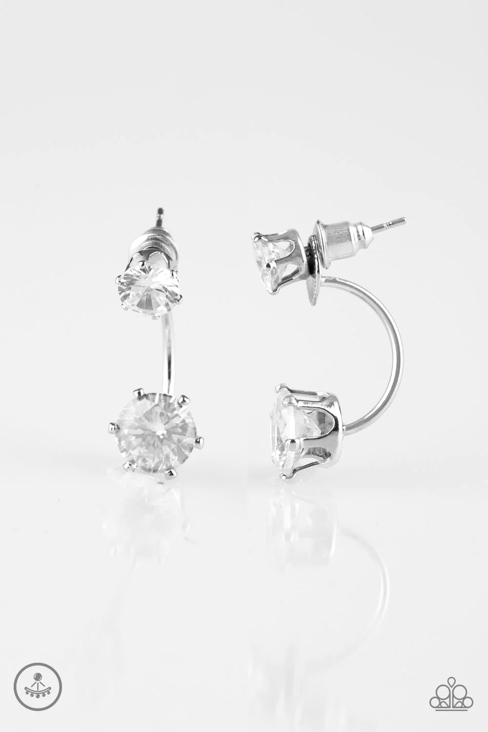 Starlet Squad - White Post Earrings