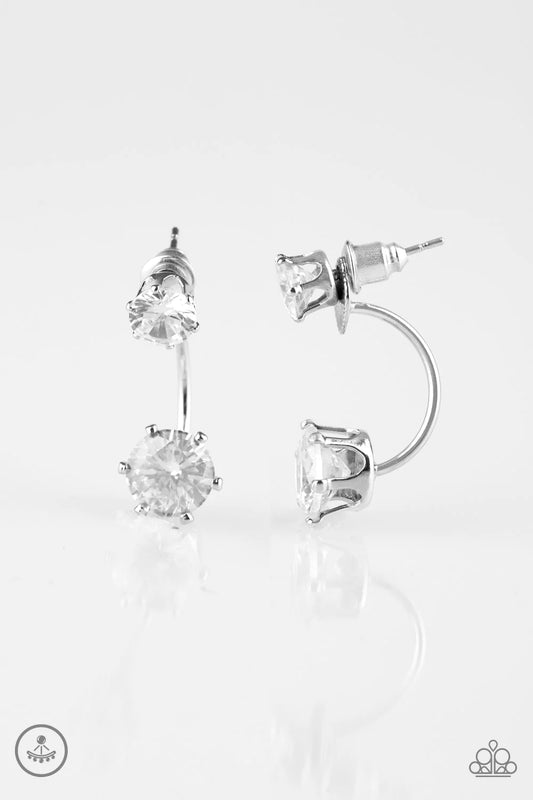 Starlet Squad - White Post Earrings