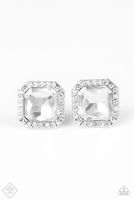 Act Your AGELESS - White Post Earrings