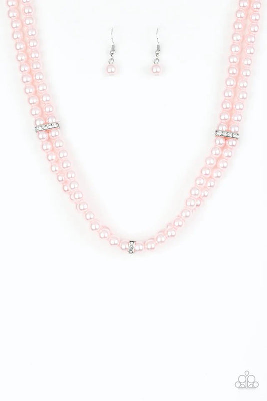 Put On Your Party Dress - Pink Necklace