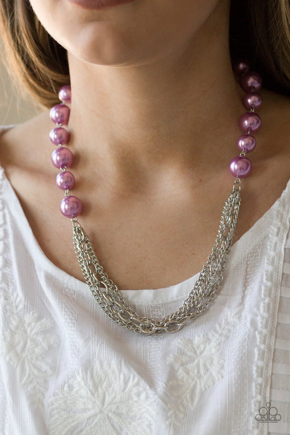 Runaway Bridesmaid Purple Necklace
