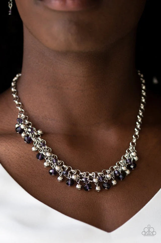Trust Fund Baby - Purple  Necklace