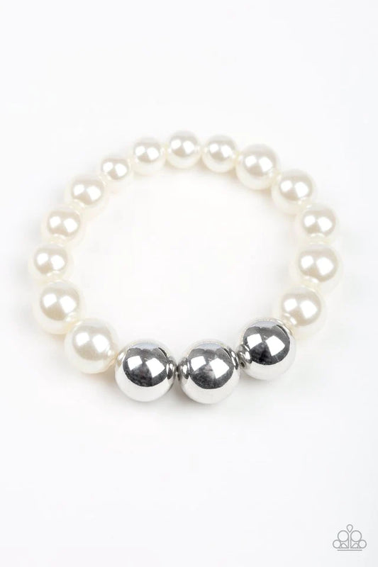 All Dressed UPTOWN - White  Bracelet