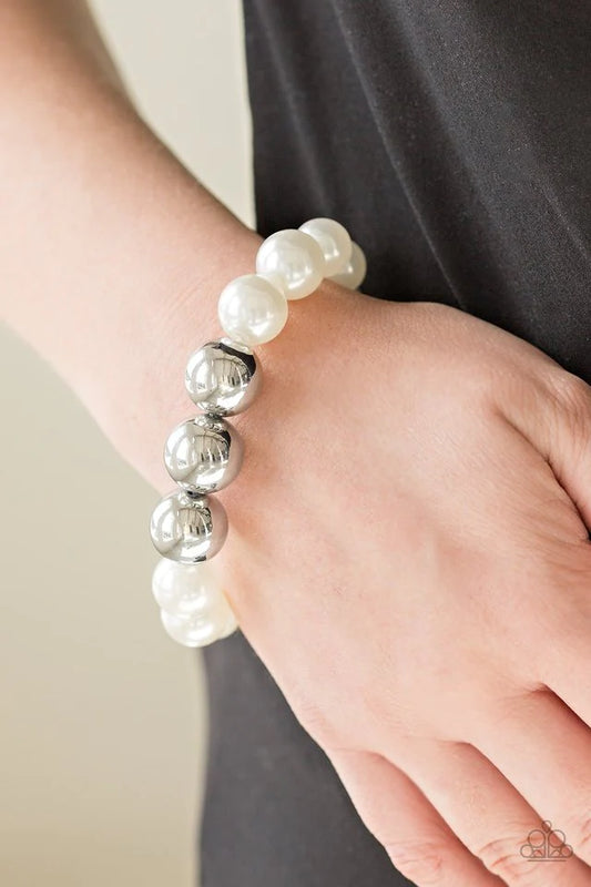 All Dressed UPTOWN - White  Bracelet