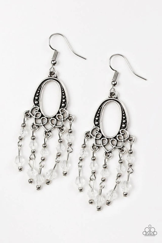 Not The Only Fish In The Sea - White Earrings