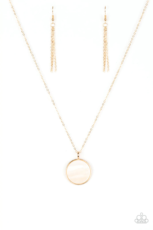 Shimmering Seashores - Gold Necklace