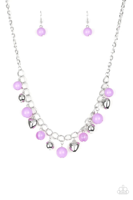 Summer Fling - Purple  Necklace