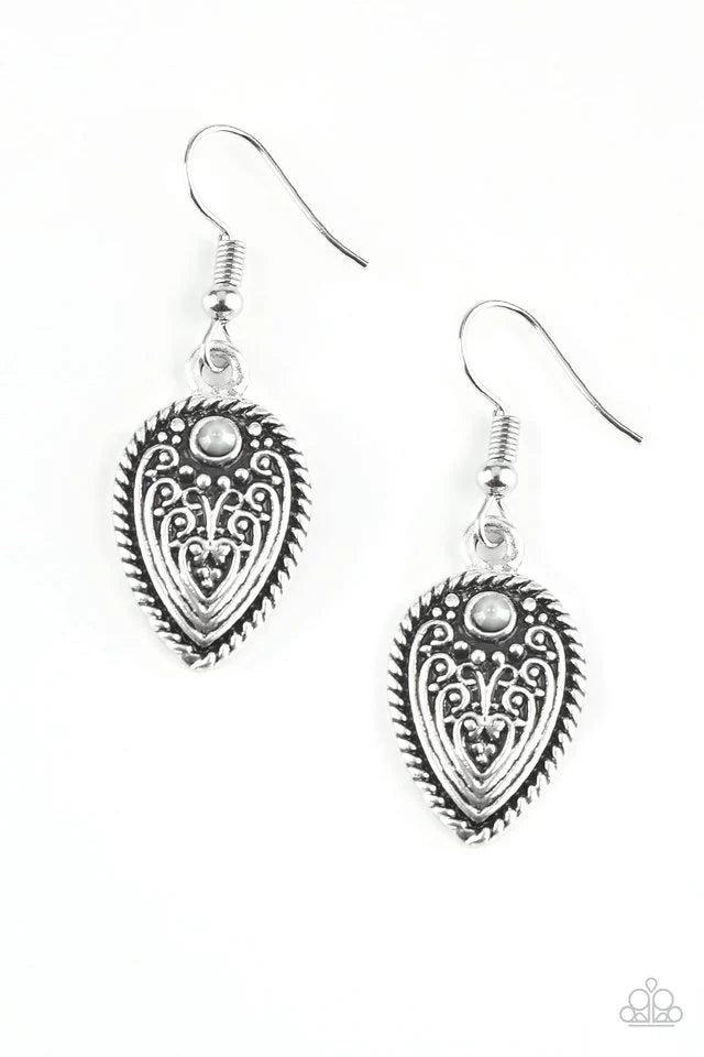 Distance PASTURE - Silver Earrings