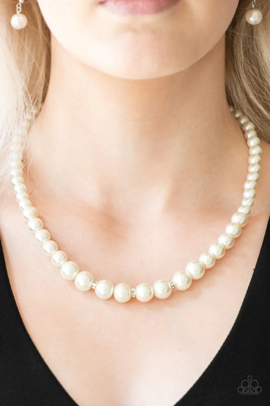 Royal Romance - White Necklace