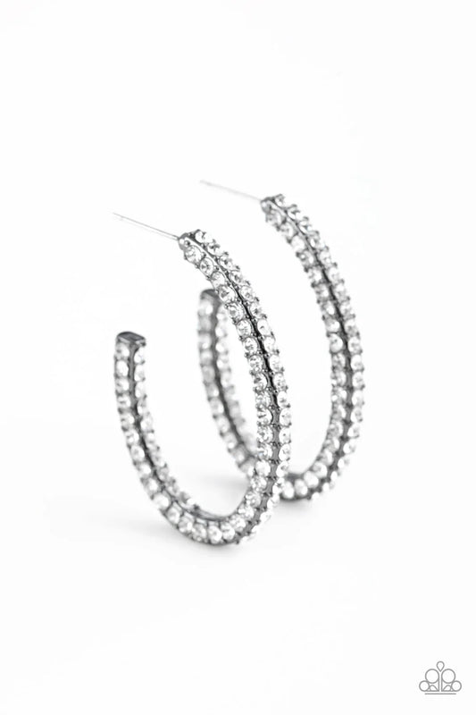 Big Winner - Black Earrings
