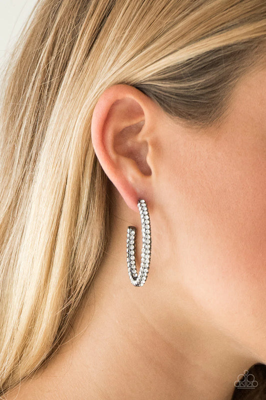 Big Winner - Black Earrings
