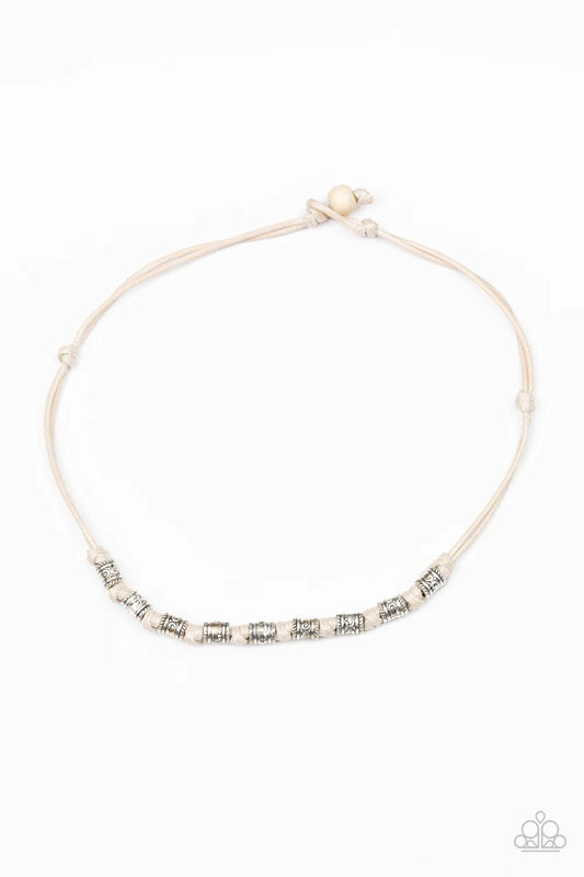 PIRATE First Class - White  Necklace