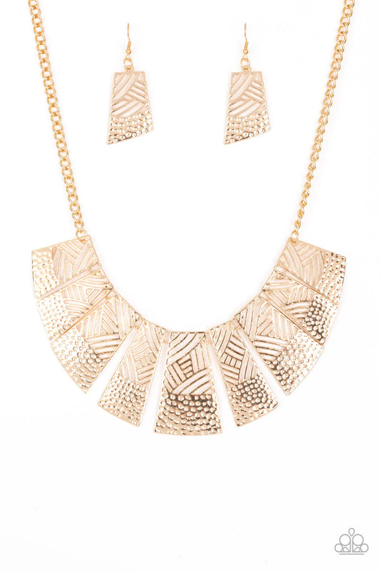 Jungle Cat Jam - Gold Necklace