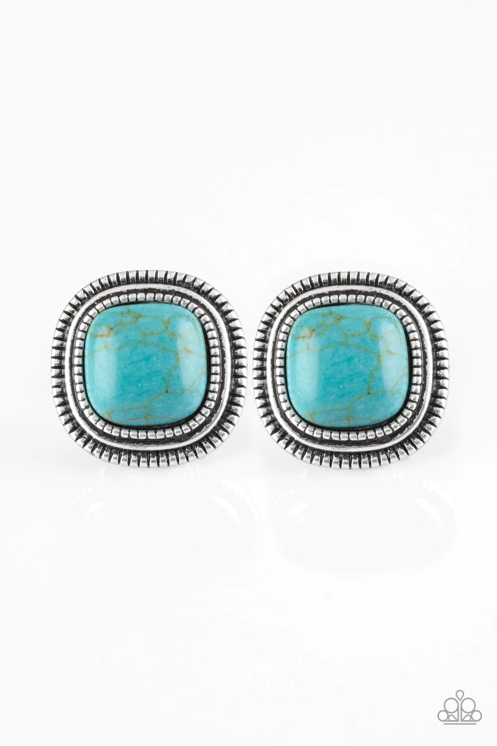 FRONTIER-Runner - Blue Post Earrings