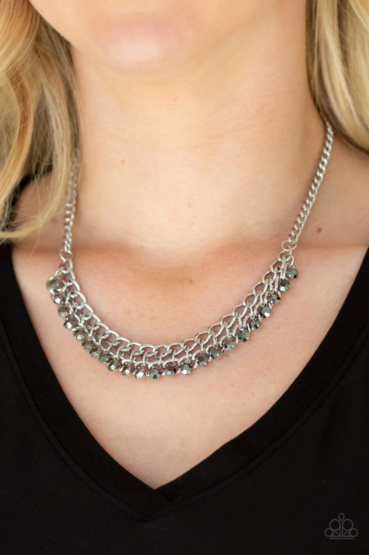 Glow and Grind - Silver Necklace