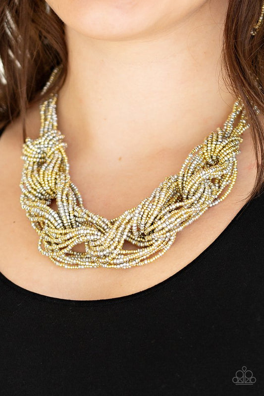 City Catwalk - Gold  Necklace