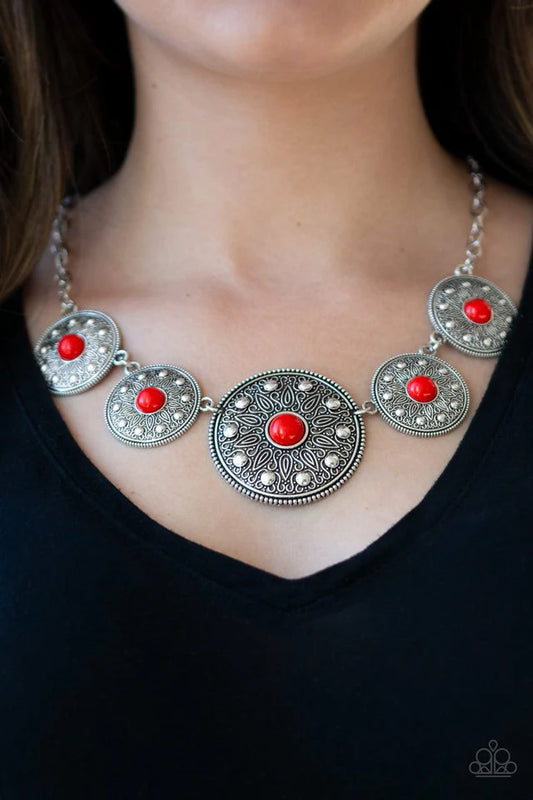 Hey, SOL Sister - Red Necklace