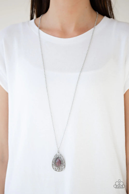 Modern Majesty - Purple  Necklace