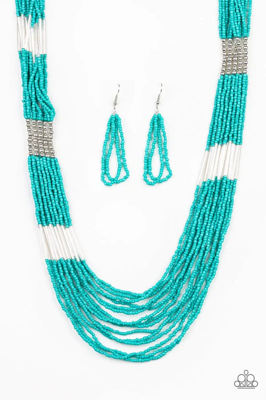 Let It BEAD - Blue  Necklace