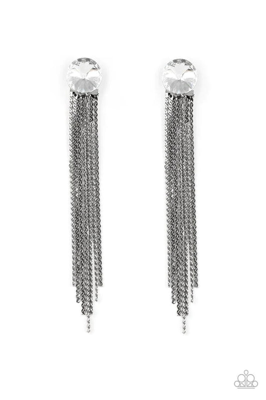 Level Up - Black Post Earrings