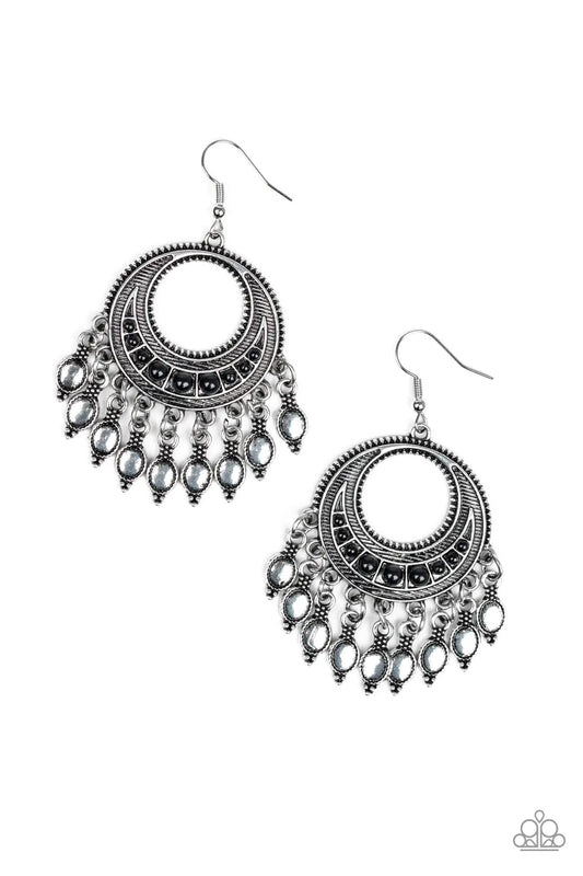 Desert Divinity - Black Earrings