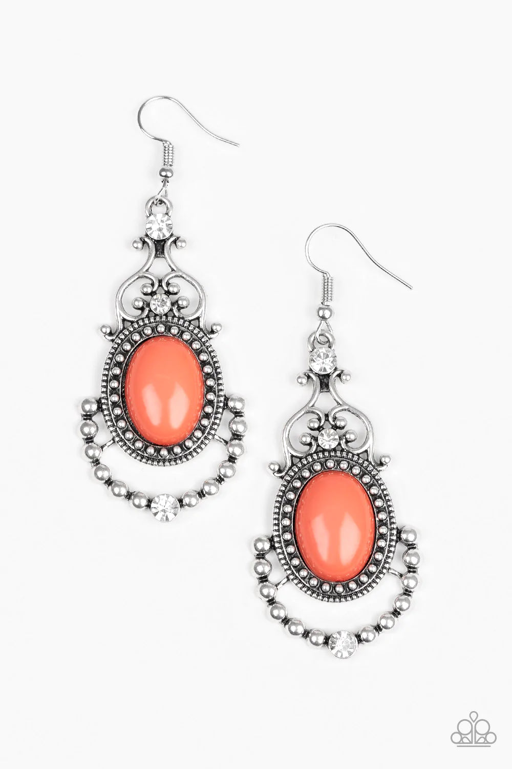 CAMEO and Juliet - Orange Earrings