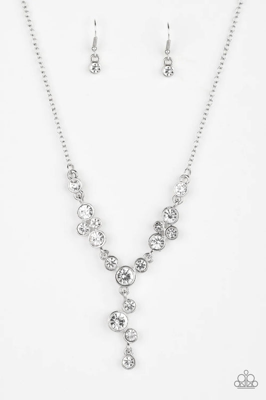 Five-Star Starlet - White Necklace