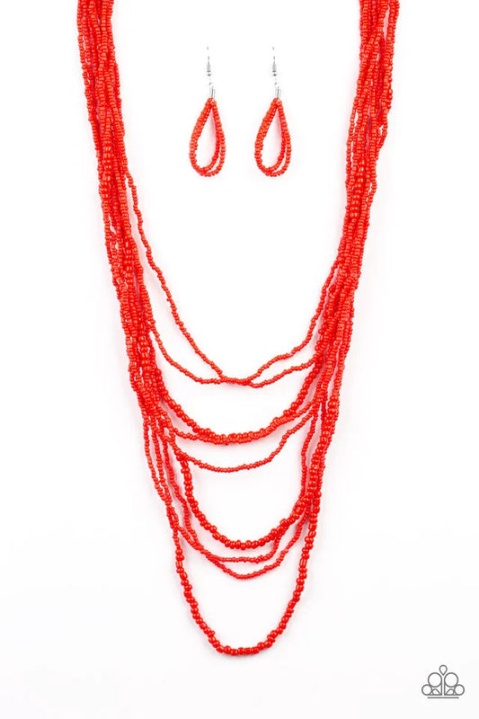 Totally Tonga - Red Necklace