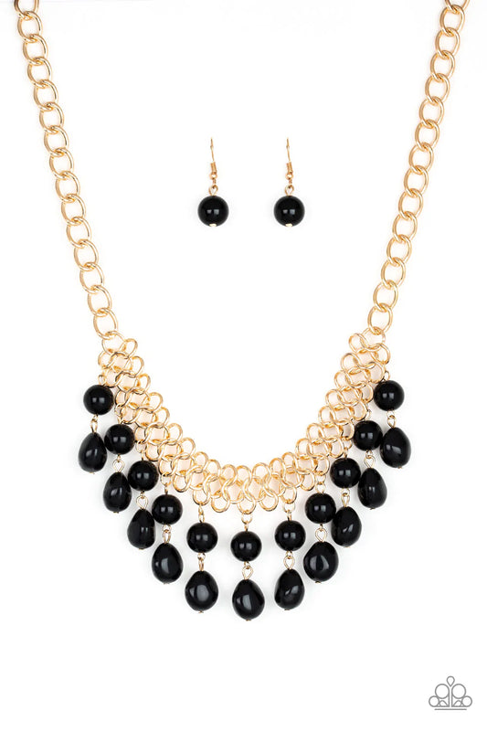5th Avenue Fleek - Black Necklace