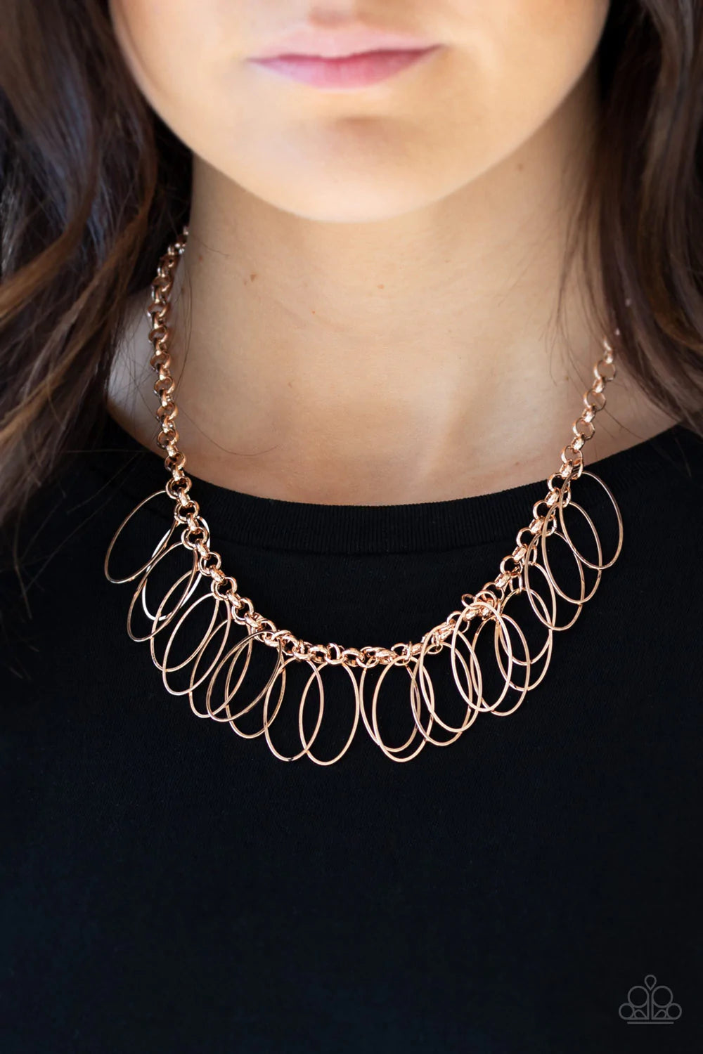Fringe Finale - Rose Gold Necklace