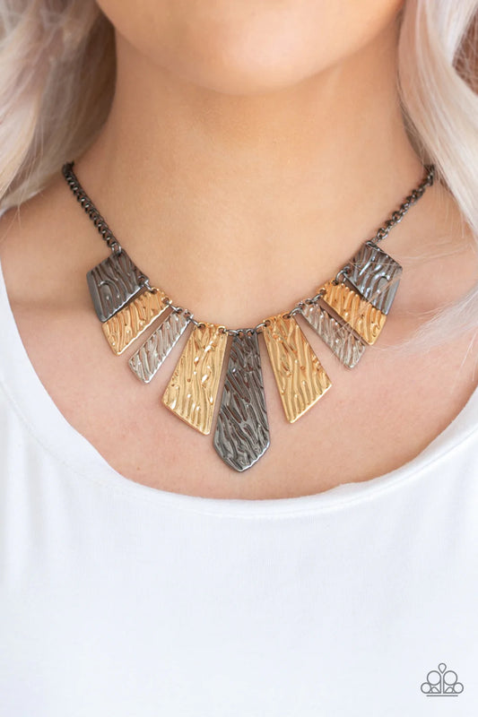 Texture Tigress - Multi Necklace