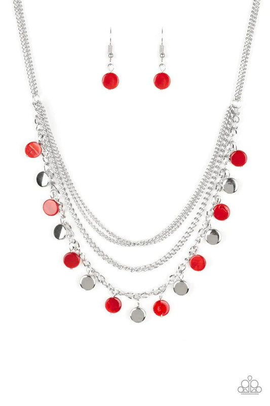 Beach Flavor - Red Necklace