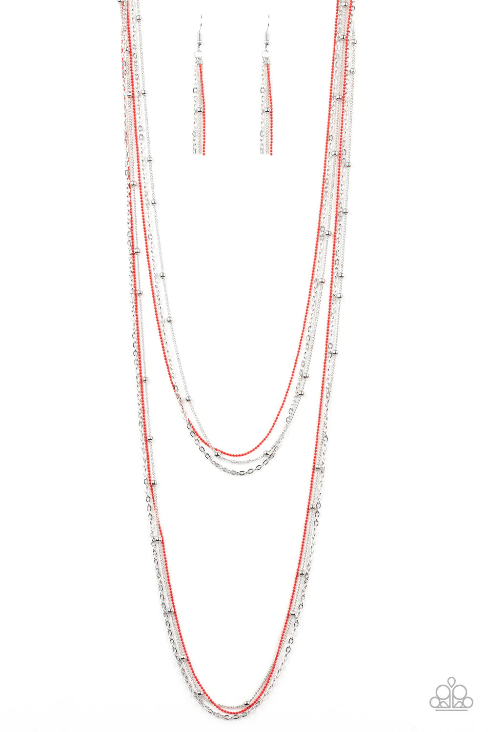 What A COLORFUL World - Red Necklace