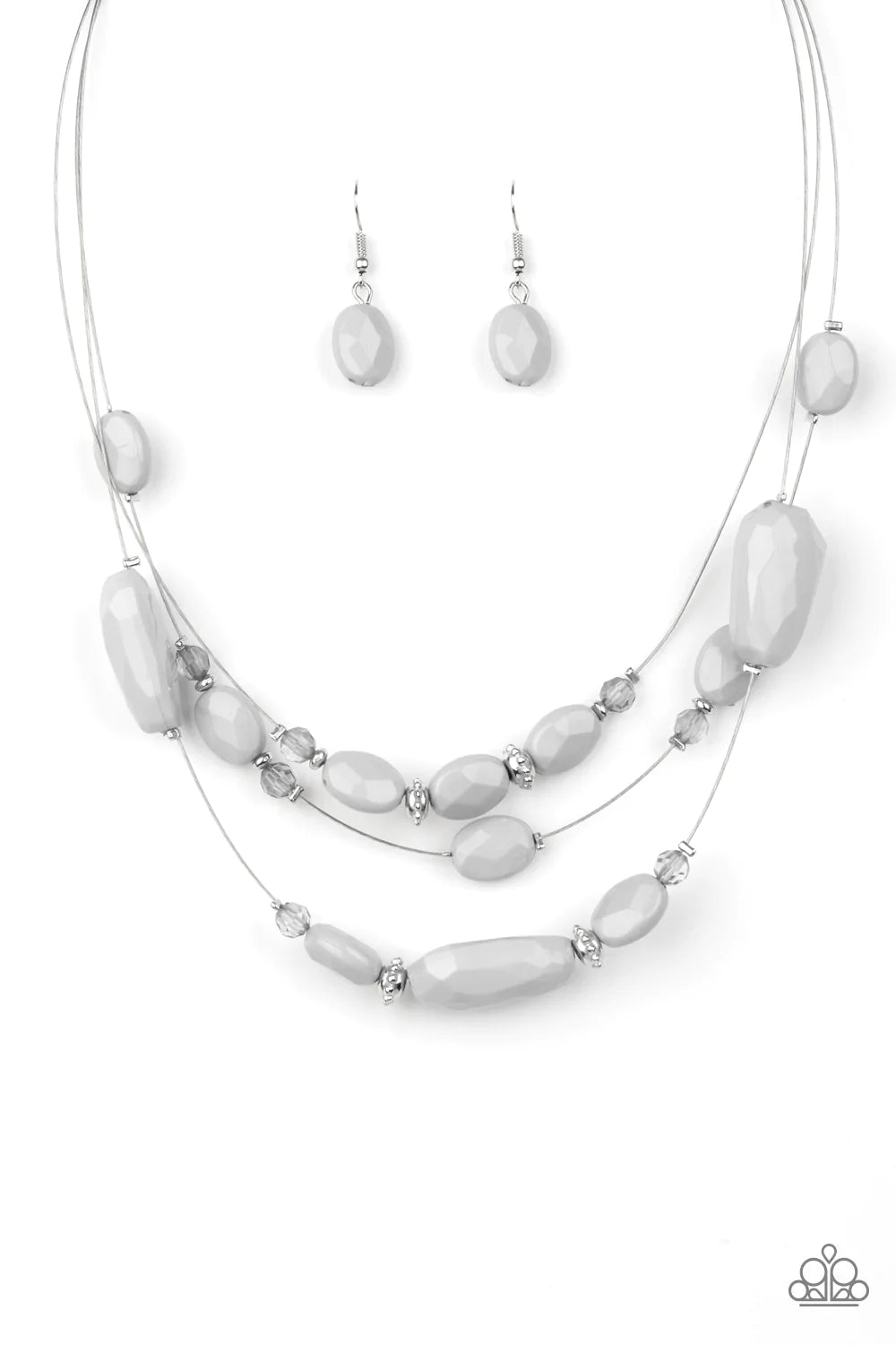Radiant Reflections - Silver Necklace